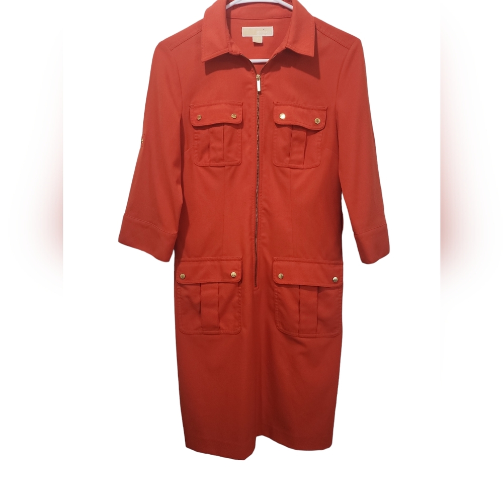 Michael Kors Small women's orange dress